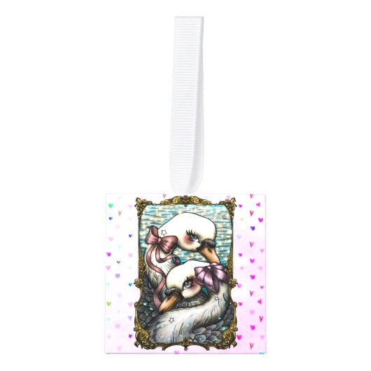 Schattig Pastel Kubus Ornament (Voorkant)