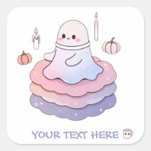 Schattig Pastel Spook Halloween Kawaii Roze en Paa