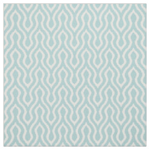 Schattig pastel turquoise chevron ikat patroon stof