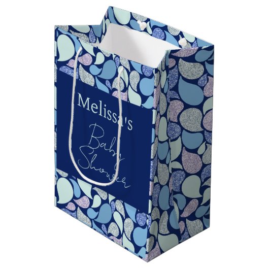 Schattig Pastel Zeemeermin Traan Drop Girly Ocean Medium Cadeauzakje (Voorkant Gekanteld)