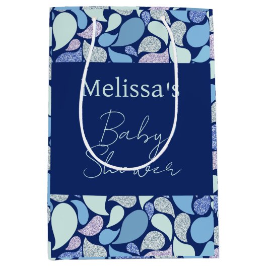 Schattig Pastel Zeemeermin Traan Drop Girly Ocean  Medium Cadeauzakje (Voorkant)