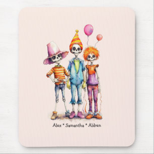 Schattig Pastel Zombie Trio - Schattige Halloween  Muismat