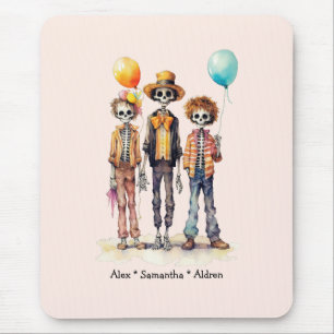 Schattig Pastel Zombie Trio - Schattige Halloween  Muismat