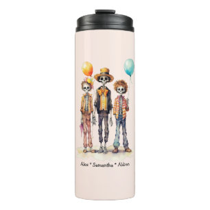Schattig Pastel Zombie Trio - Schattige Halloween  Thermosbeker