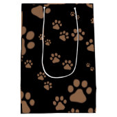 Schattig Pauw Print Patroon Medium Cadeauzakje (Achterkant)