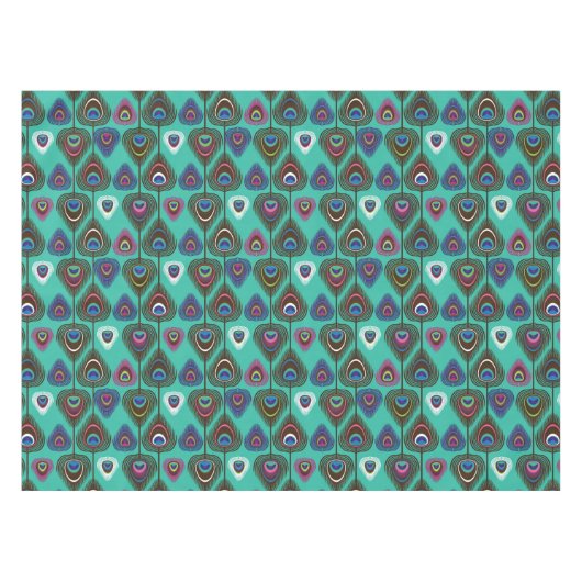 schattig pekelvederpatroon tafelkleed (Voorkant (Horizontaal))