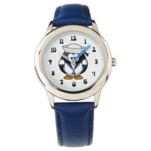 Schattig PENGUIN Kind, verstelbaar polshorloge Horloge