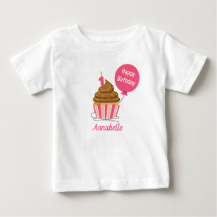 schattig persoonlijk eerste verjaardag T-shirt cup