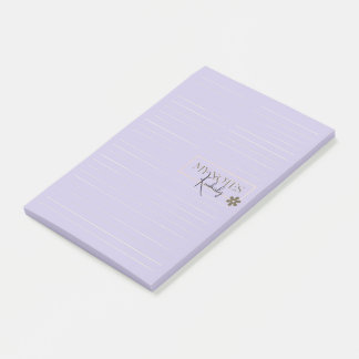 Schattig Persoonlijk Gelinieerd Eenvoudig Modern L Post-it® Notes
