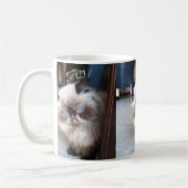 Schattig Perzisch Kat van de Himalaya Koffiemok (Links)