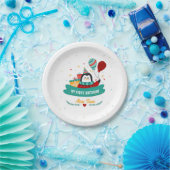 Schattig Pinguïn 1e verjaardag Bord papier (Feest)