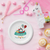 Schattig Pinguïn 1e verjaardag Bord papier (Feest)