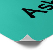 schattig pinguïn kind poster (Hoek)