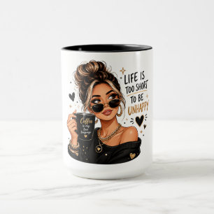 Schattig/Pittig Koffiemeisje Mok