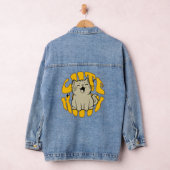 Schattig poesje denim jacket (Hangar)