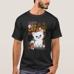 Schattig poesje Sarcastische koffiekat T-shirt
