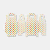 Schattig polka dot patroon bedankdoosjes (Uitgevouwen)