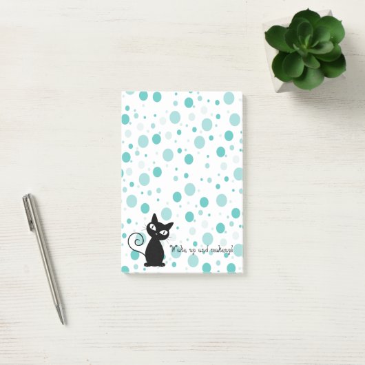 Schattig Polka Dots Pattern Post-it® Notes (Kantoor)