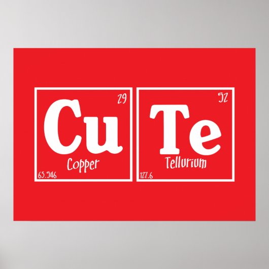 Schattig Poster (Voorkant)