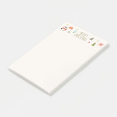 Schattig prettig kerstfeest  post-it® notes (Schuin)