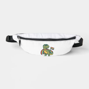 Schattig Pride Dinosaur Vector T-shirt Ontwerp_1 Heuptasje