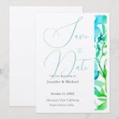 Schattig Professionele Minimalistische Vlakke Mode Save The Date (Voorkant / Achterkant)