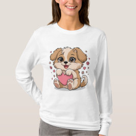 Schattig Puppy T-Shirt – Een vleugje schatjes