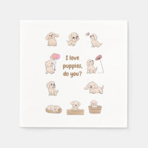 Schattig Puppy Verjaardagsfeest