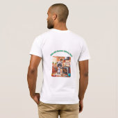 Schattig Raccoon Bakery Chef T-shirt (Achterkant volledig)