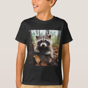 Schattig Raccoon T Shirt - Schattig Dier Shirten