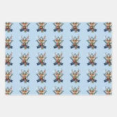 Schattig Rendier Christmas multipack feestelijk Inpakpapier Vel (Voorkant 3)