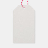 Schattig rendier Kerstmis Cadeaulabel (Achterkant)