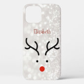 Schattig rendiergezicht, Bokeh Case-Mate iPhone Case (Achterkant)