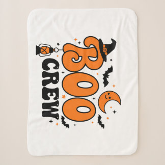 Schattig Retro Boo Crew Halloween Griezelsquadron  Sherpa Deken
