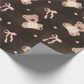 Schattig retro cadeaupapier (Hoek)