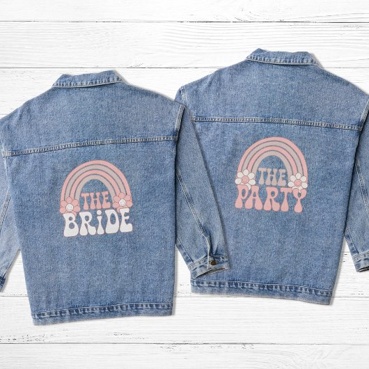 Schattig Retro Het Feest Jonggezellen Denim Jacket