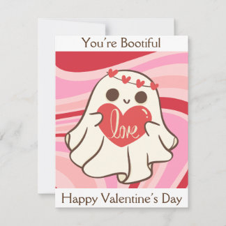 Schattig Retro Je Bent Bootiful Geest Valentijnsda Feestdagenkaart