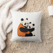 Schattig reuzenpanda knuffelkussen kussen (Deken)