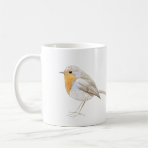 Schattig roodborstje koffiemok