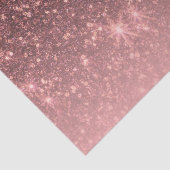 Schattig Roos gouden glitter Tissuepapier (Detail)