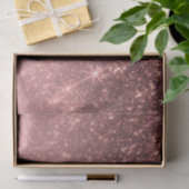 Schattig Roos gouden glitter Tissuepapier (Geschenk)