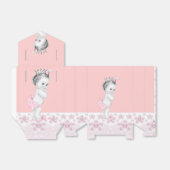 Schattig Roze Baby shower Favor Boxes Bedankdoosjes (Uitgevouwen)