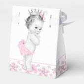 Schattig Roze Baby shower Favor Boxes Bedankdoosjes (Achterkant)