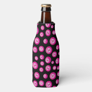 Schattig roze bingobal patroon flesjeskoeler