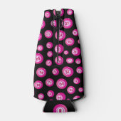 Schattig roze bingobal patroon flesjeskoeler (Achterkant)