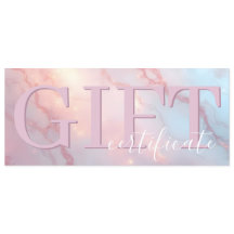 Schattig Roze Blush Zachte Elegante Cadeaucertific