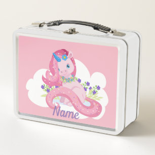 Schattig roze eenhoorn gepersonaliseerd