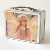 Schattig roze fee fantasy schilderij (Voorkant)