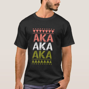 Schattig Roze Groen Retro Vintage Driehoek Familie T-shirt