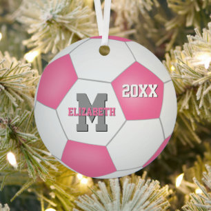 schattig roze handschoenkootje metalen ornament